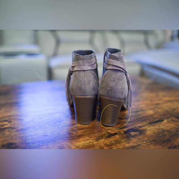 Express, Booties, color grey, size 8 - Picture 6 of 11